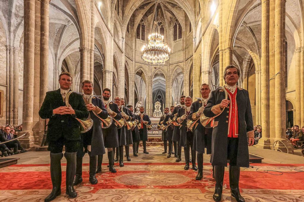 Concert de la troupe des Veneurs Bordelais à Soussans