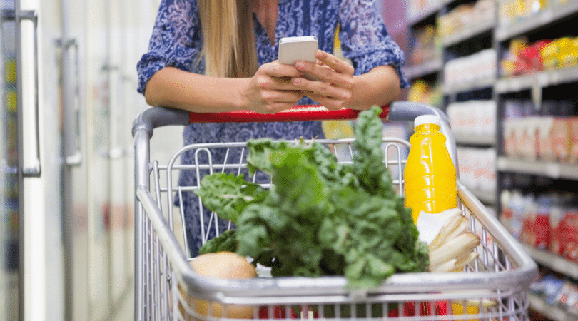 application mobile supermarché