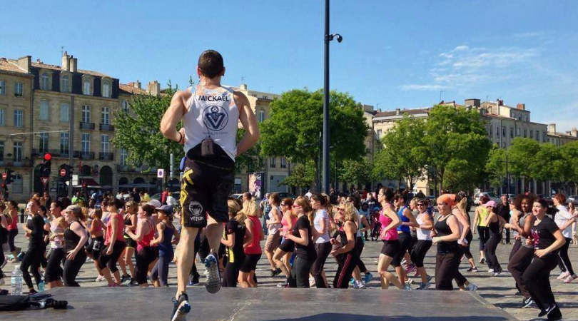 cours de sport sur les quais Bordeaux