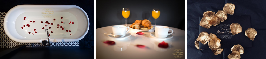 Chambre romantique pour une nuit inoubliable en amoureux à Bordeaux