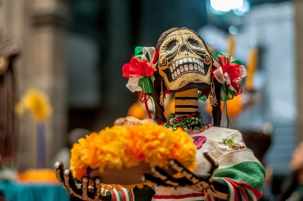 Dia de Muertos bordeaux