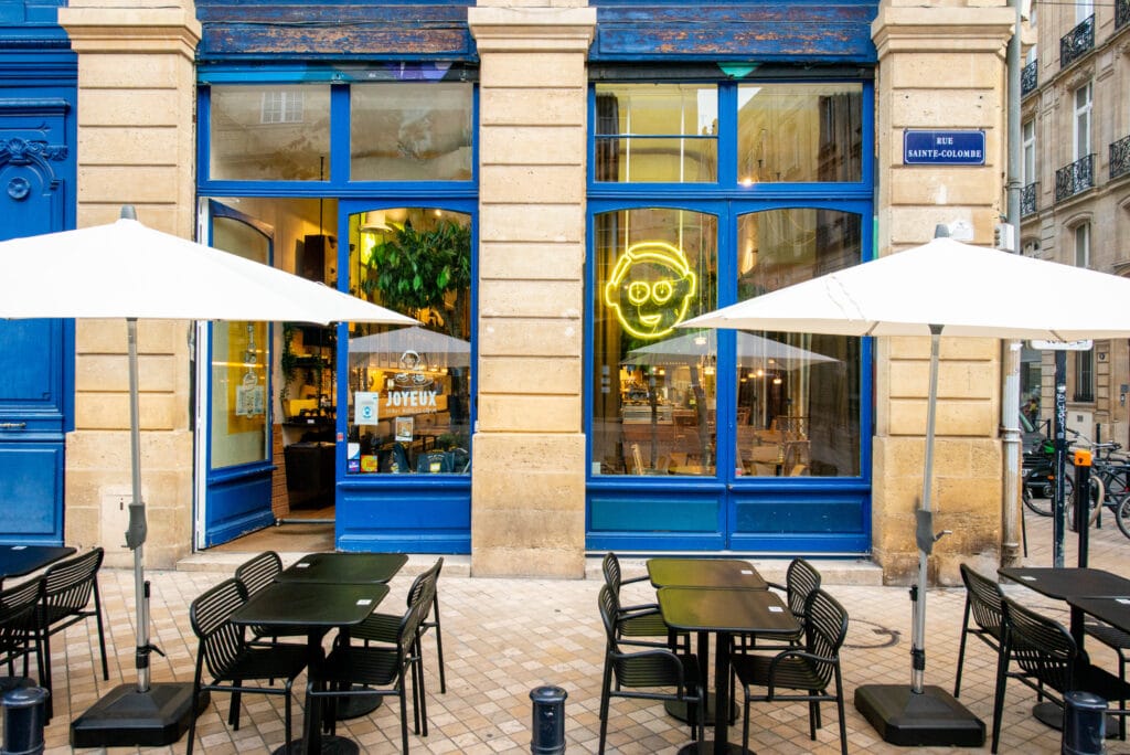 Café Joyeux terrasse bordelaise