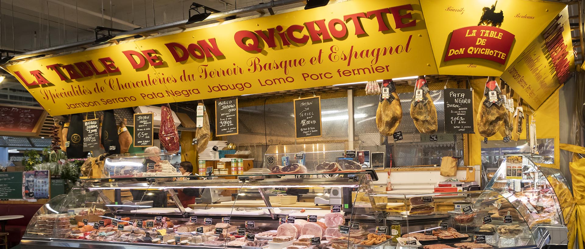 Table de Don quichotte jambon Bordeaux