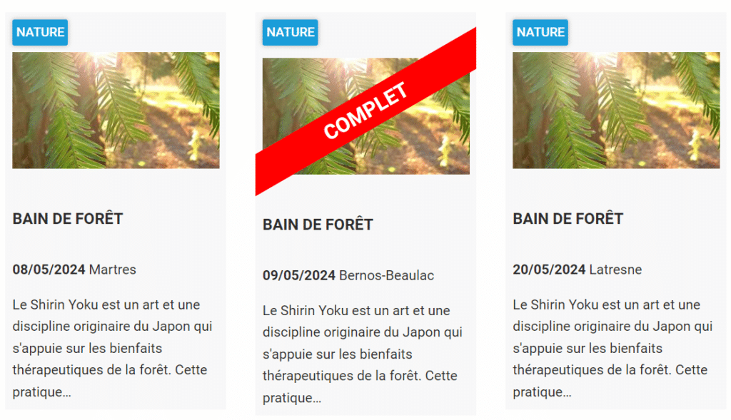 bain de foret martres