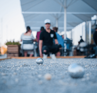 Terrain de pétanque bar My beers