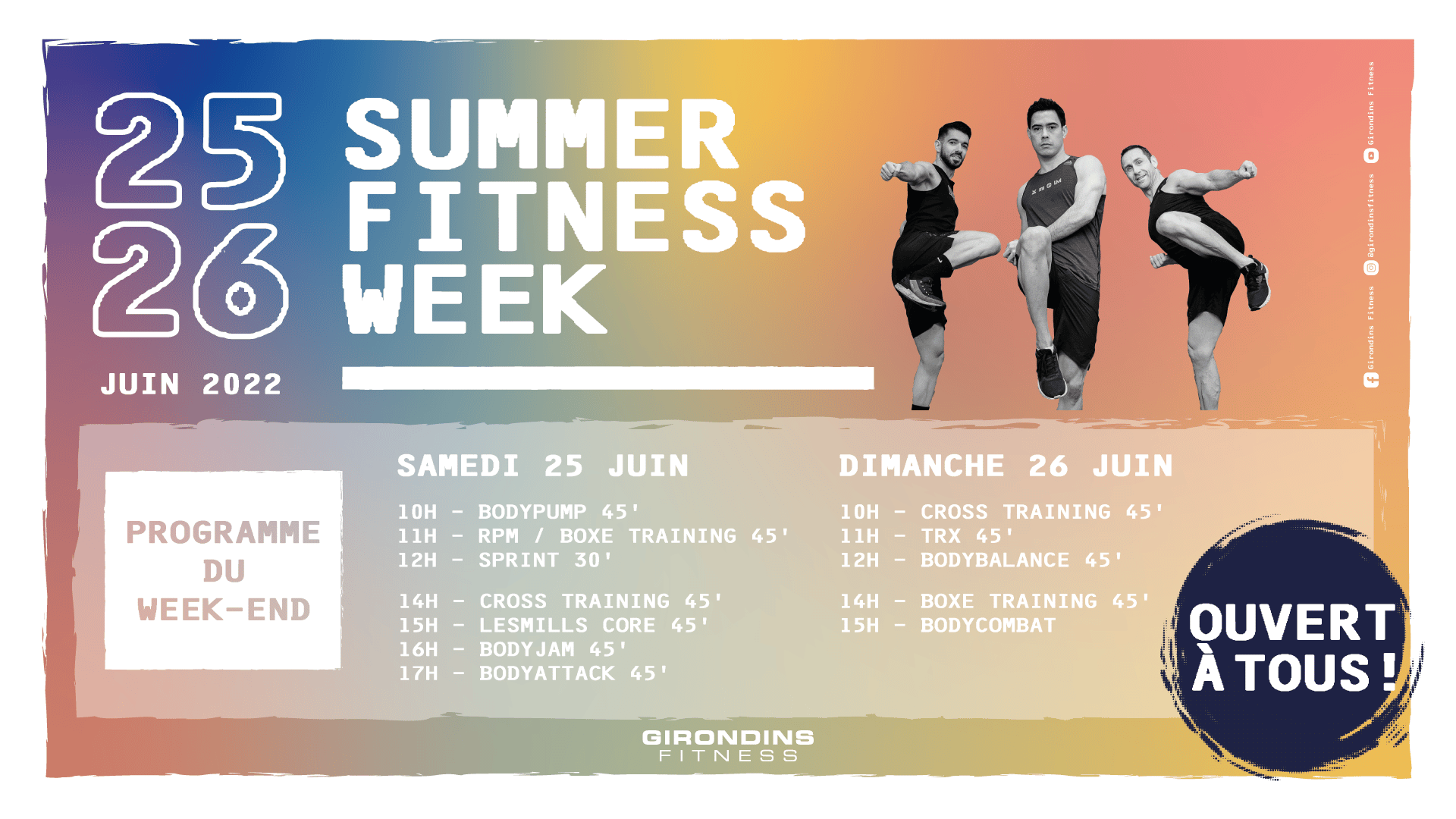 Visuel PostFB SUMMERFITNESSWEEK