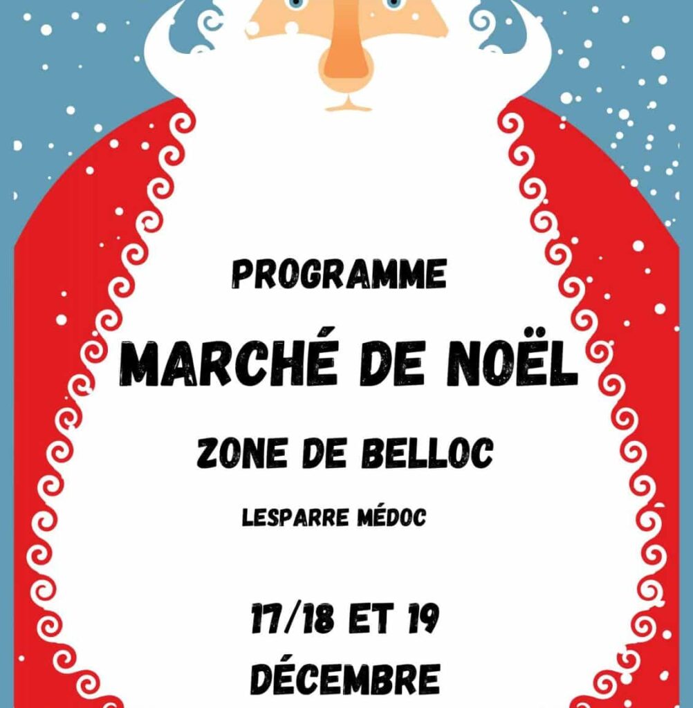 Marché de Noël Gironde 17-18-19-12-22-marche-Noel-Belloc-Lesparre