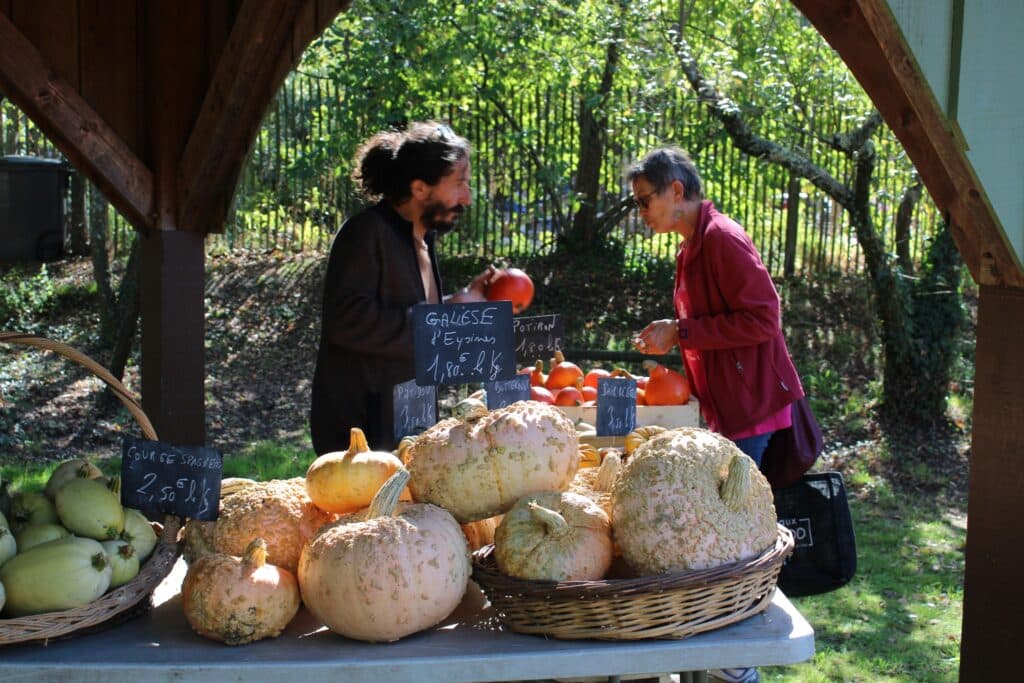 marché des producteurs Printemps de la Forêt du Bourgailh