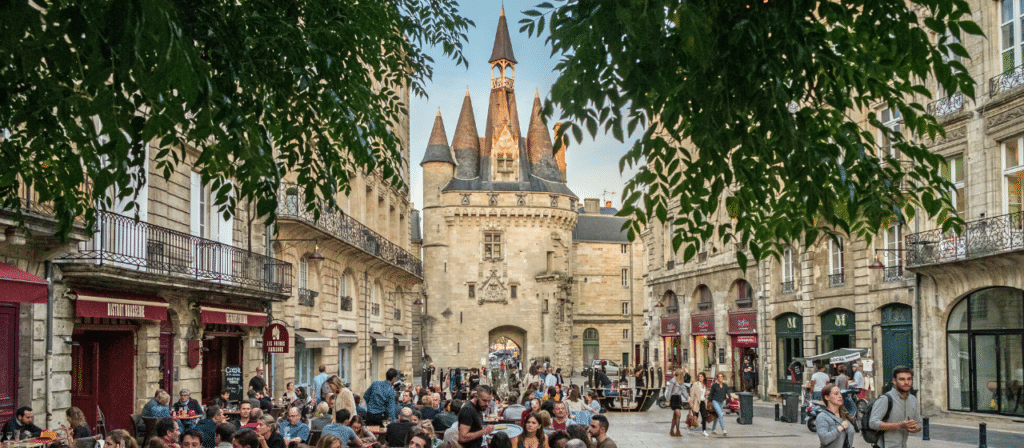 Bordeaux place commune tourisme Nouvelle-Aquitaine