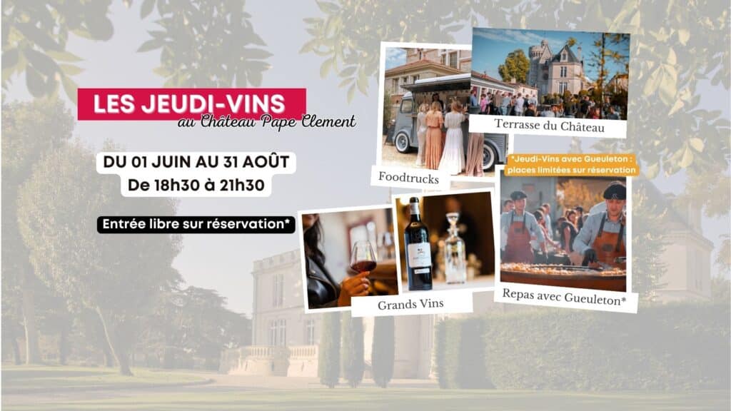 Jeudi-Vins 2023 - La terrasse cachée du Château Pape Clément