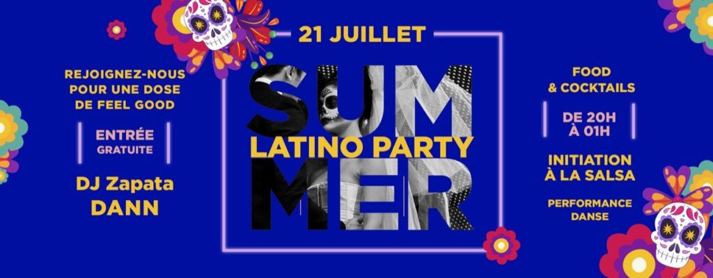 Summer Latino Party - First Name Bordeaux