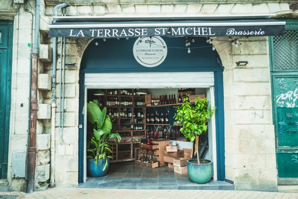 cave à vins restaurant Terrasse St Michel