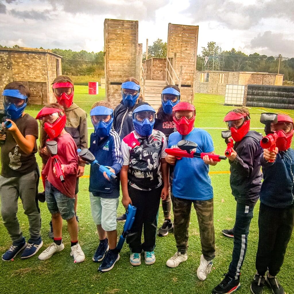 Anniversaire pour les enfants près de Bordeaux à Fanatic Paintball