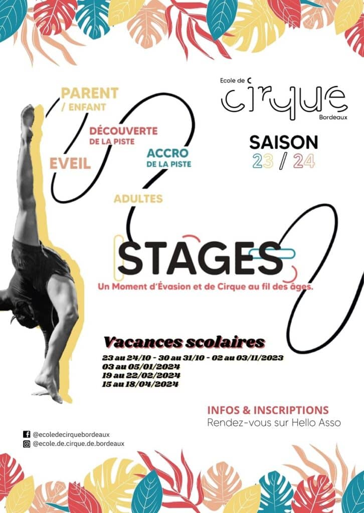 École de cirque à Bordeaux