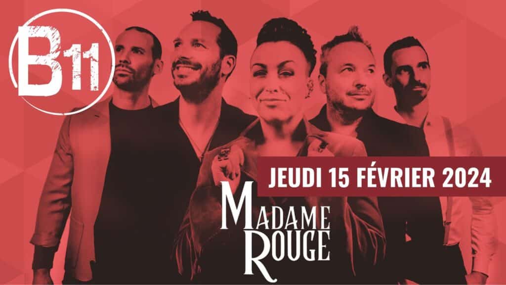 Madame Rouge en concert au B11 la Bodega