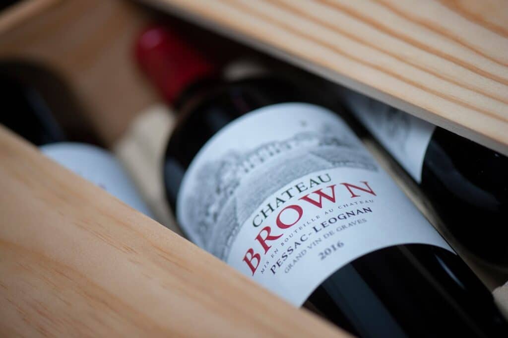 Vin de Bordeaux au Château Brown