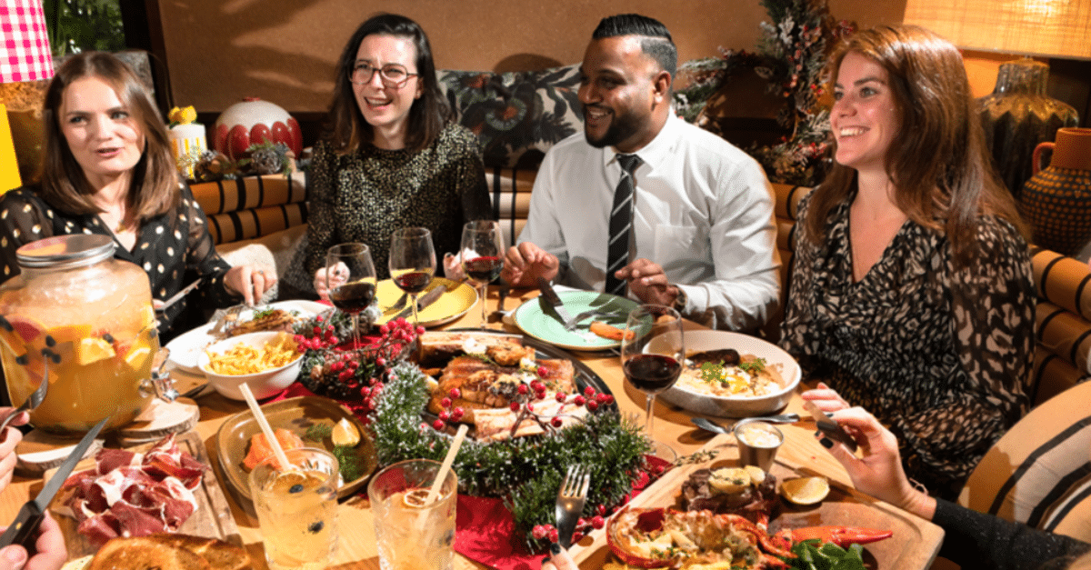 Repas de noël La Côte et l'Arête