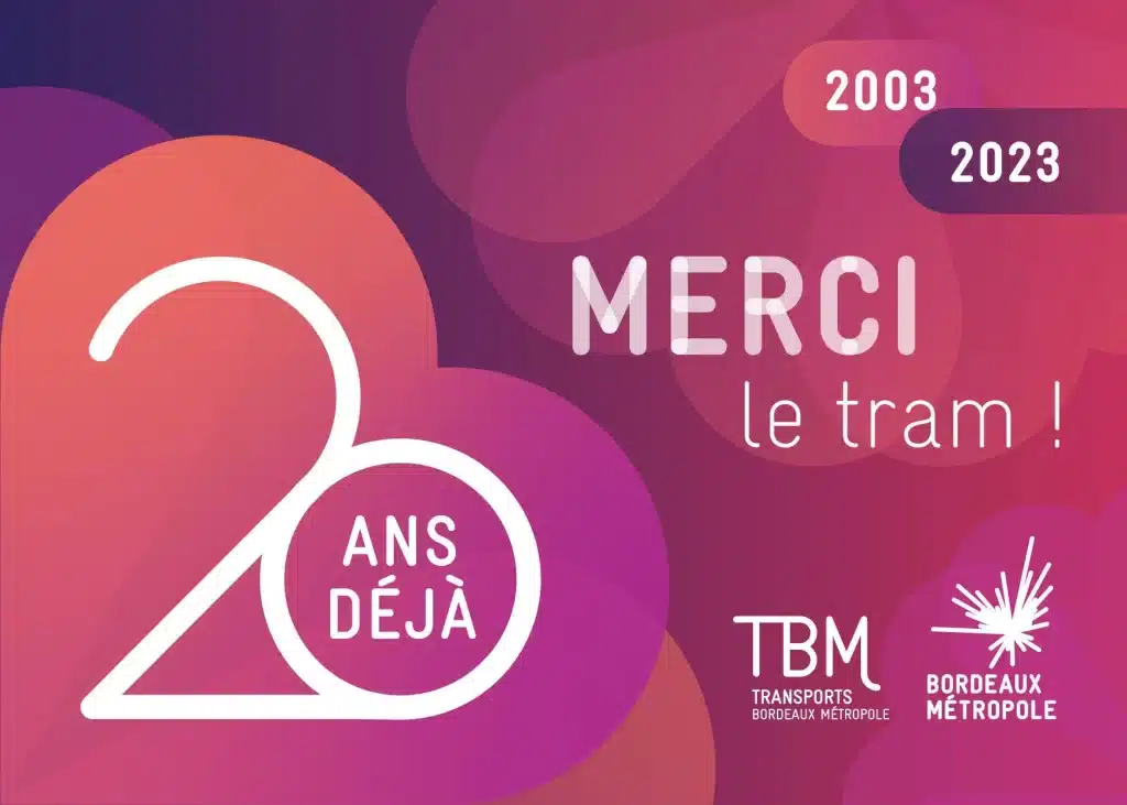 20 ans du tram Place Pey-Berland Bordeaux