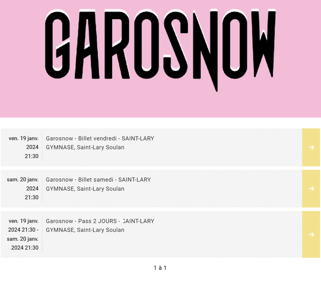 garosnow saint lary