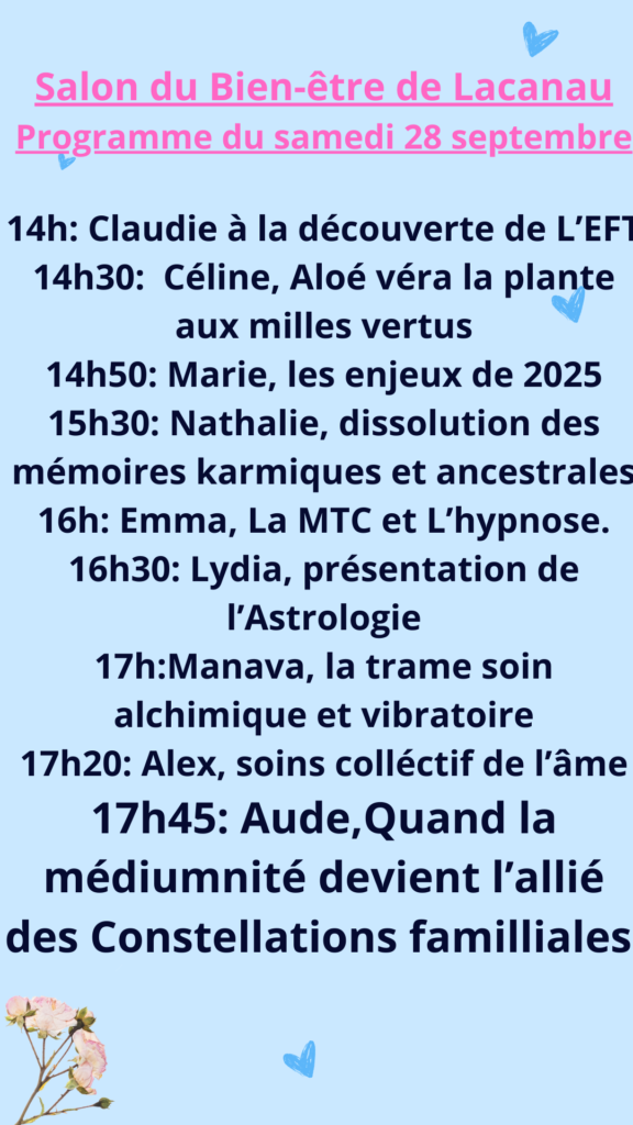 Programme du samedi 28 septembre à Lacanau