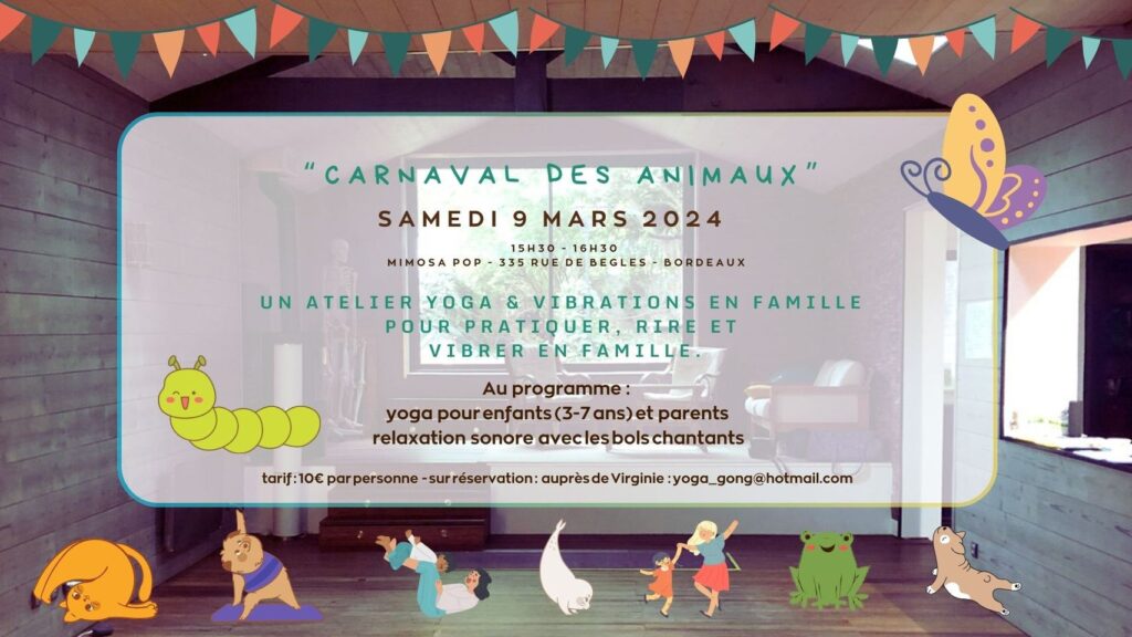 Virginie Yoga & Vibrations, carnaval des 2 rives