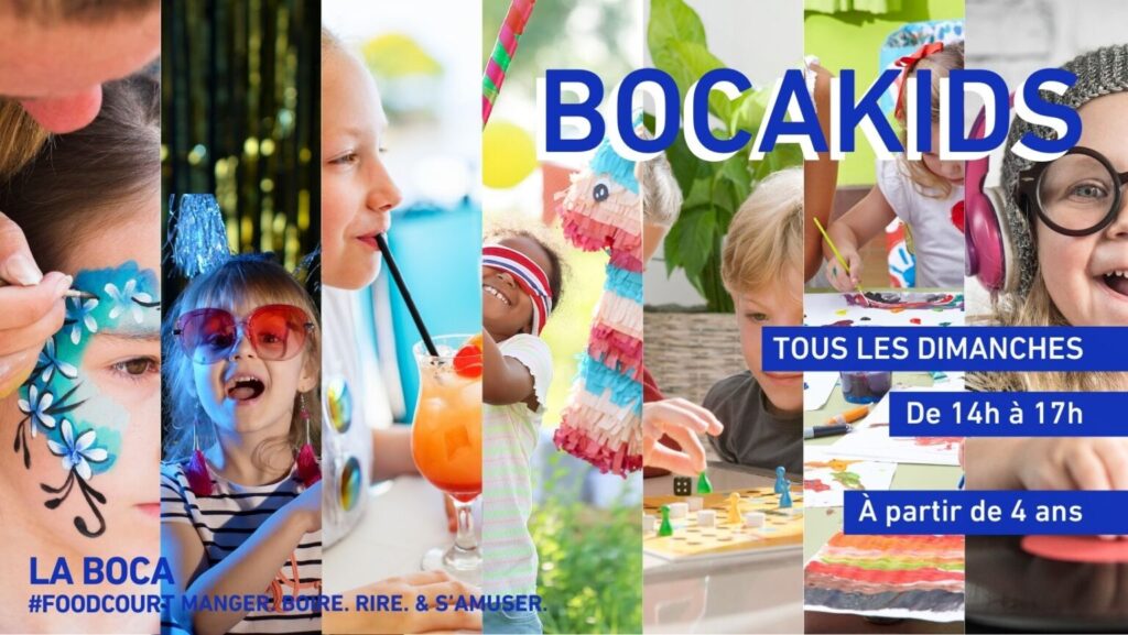 La Bocakids à La Boca Foodcourt, quai de Paludate