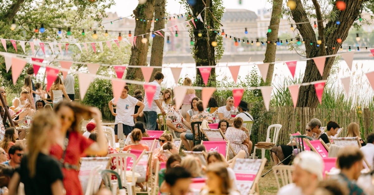 Gassier open air rosé à Bordeaux