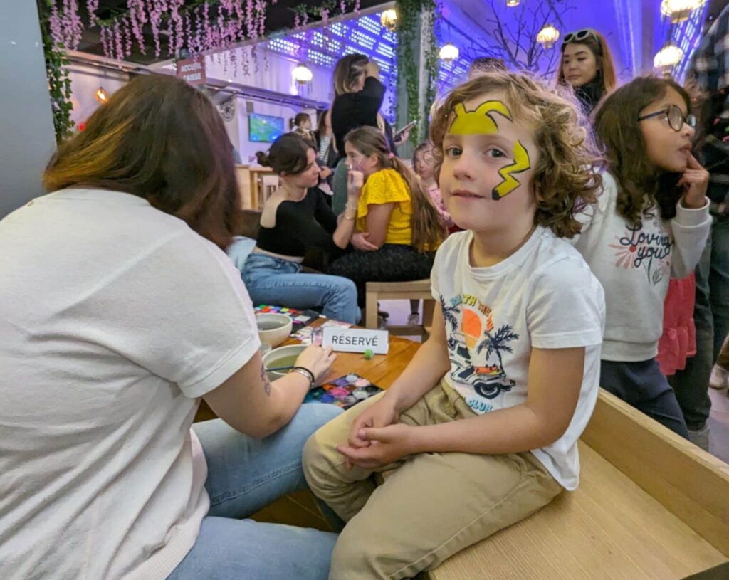 Maquillage atelier enfants Bordeaux