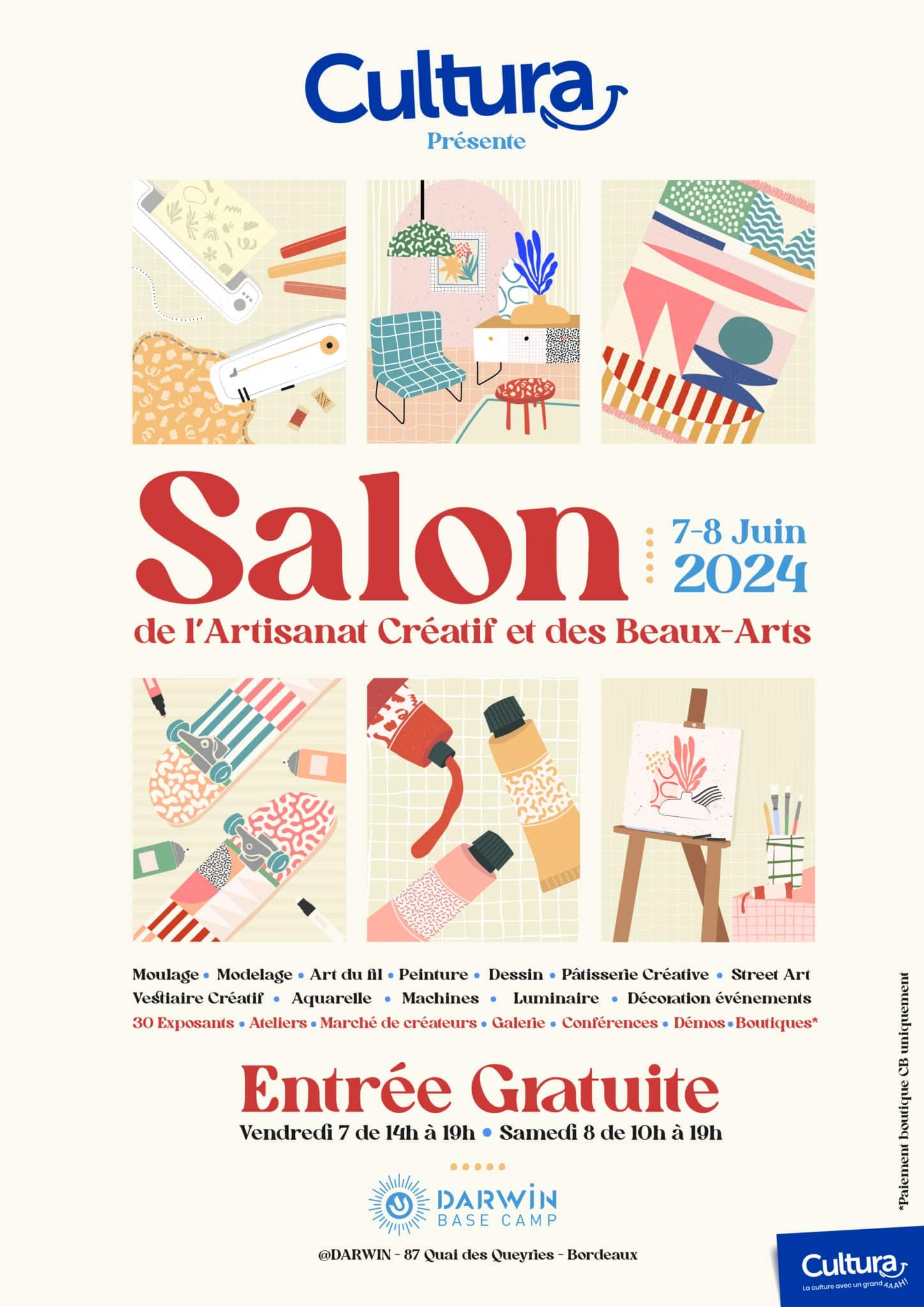 cultura salon artisanat créatif et des beaux arts