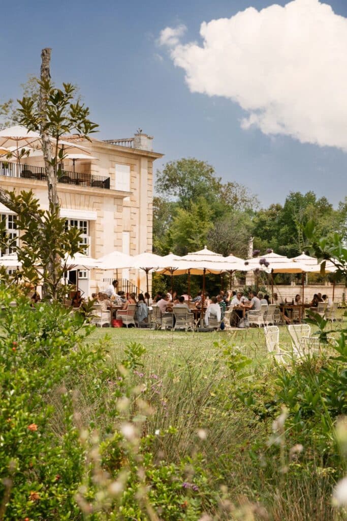 brunch terrasse talence bordeaux restaurant bar domaine de raba, domaine de raba