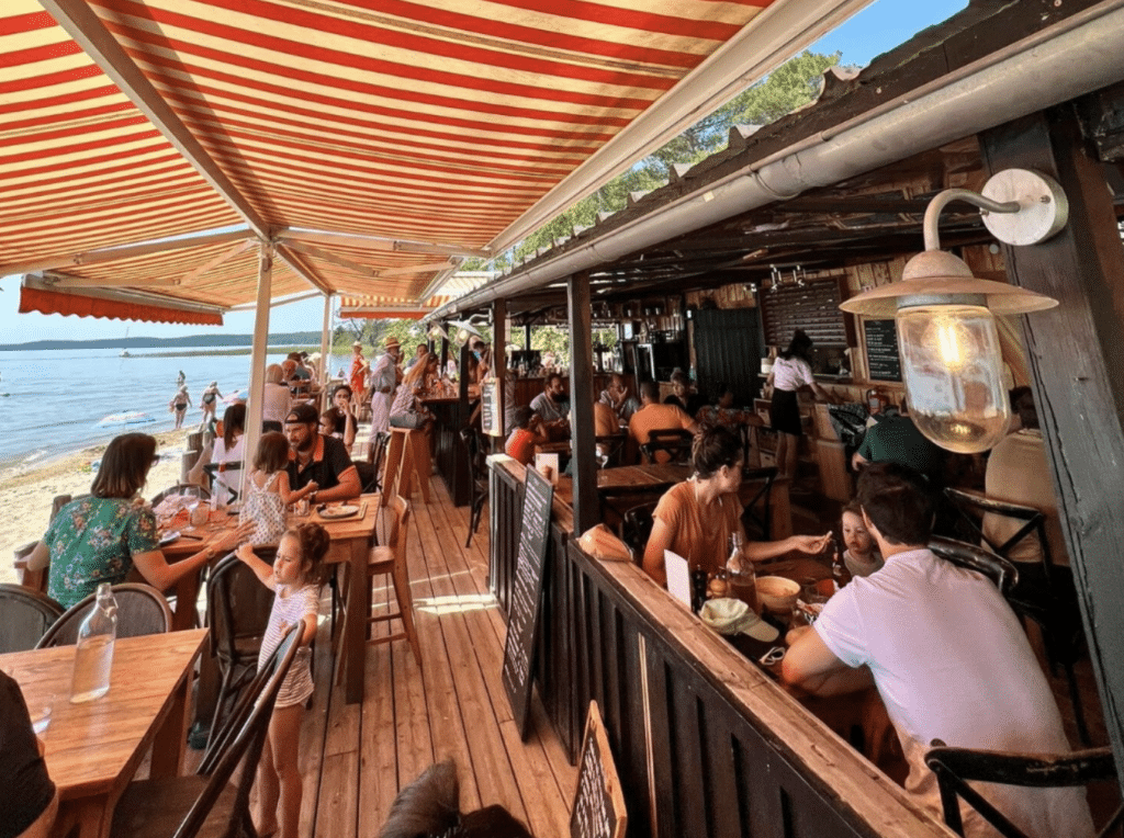 Restaurant lac de Cazaux