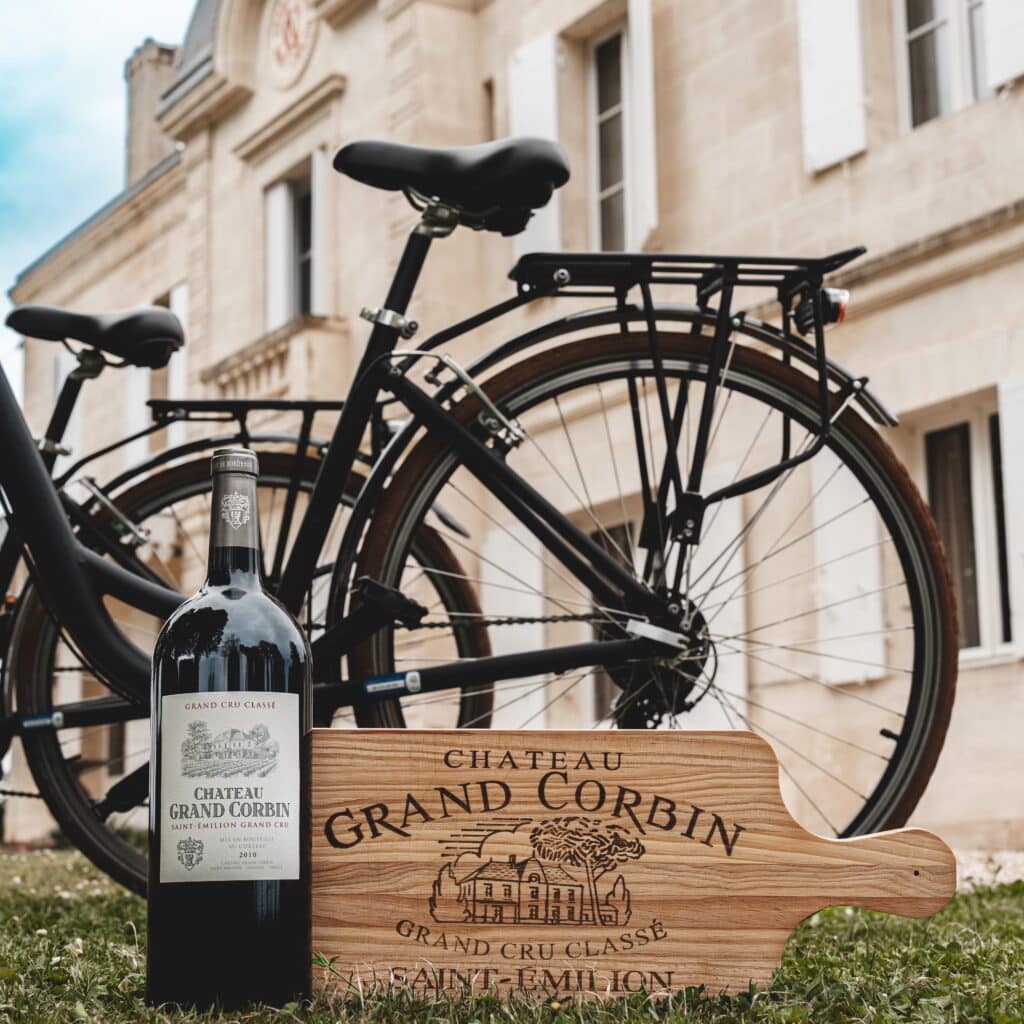 Vélo visite Saint Emilion Grand Corbin