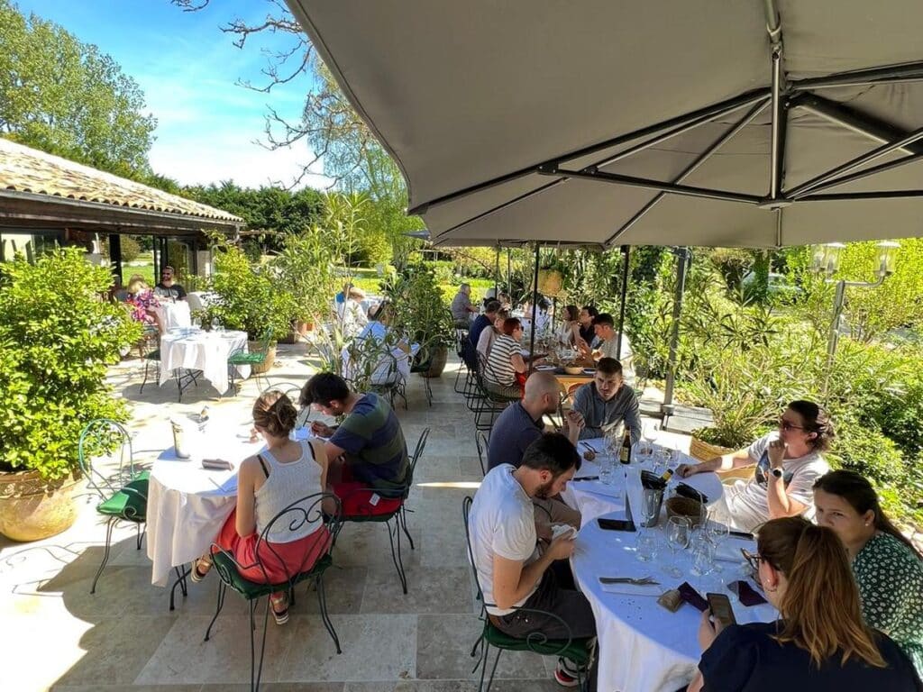 restaurant terrasse bordeaux marcenais