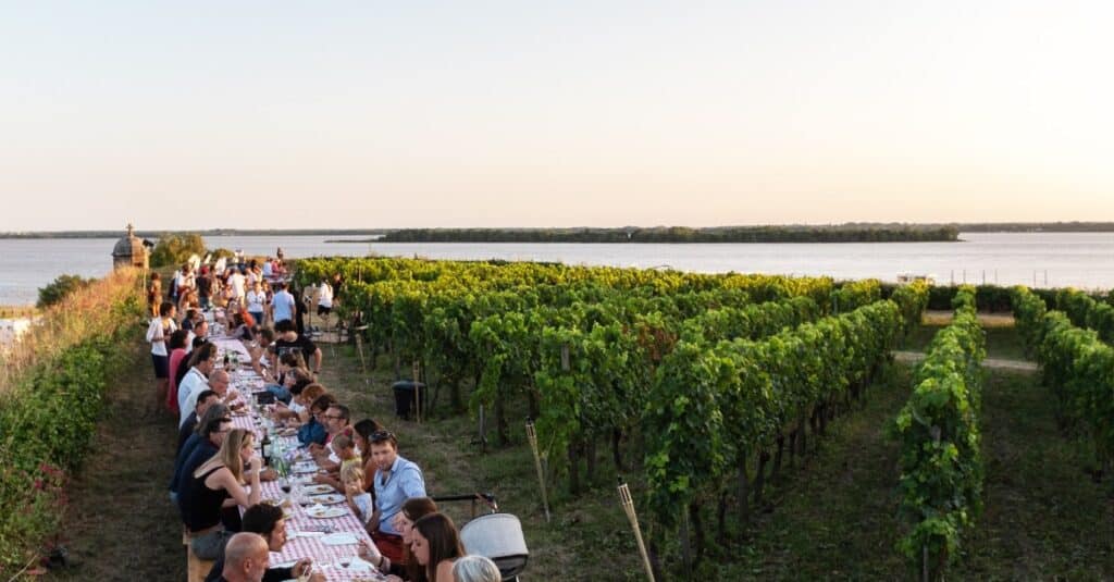 Dîner dans les vignes à la Citadelle de Blaye