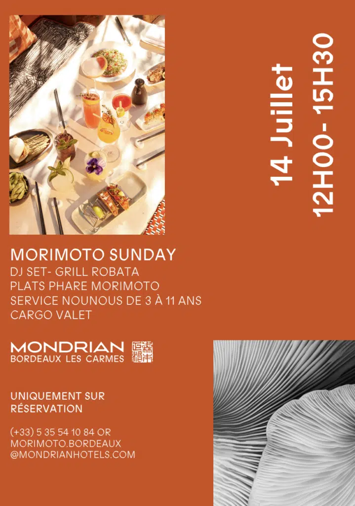 Mondrian Bordeaux morimoto sunday