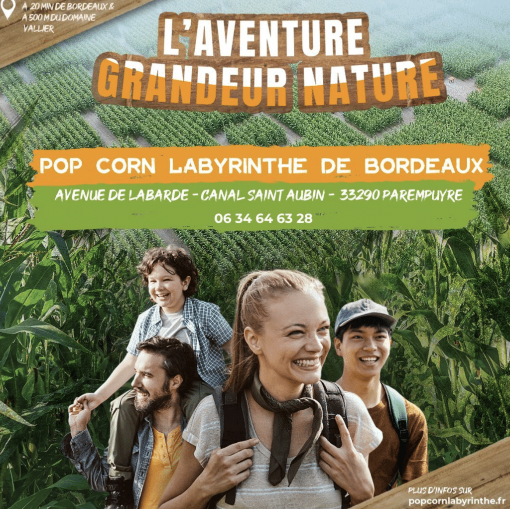 Le Pop Corn Labyrinthe à Parempuyre : une aventure inoubliable en famille