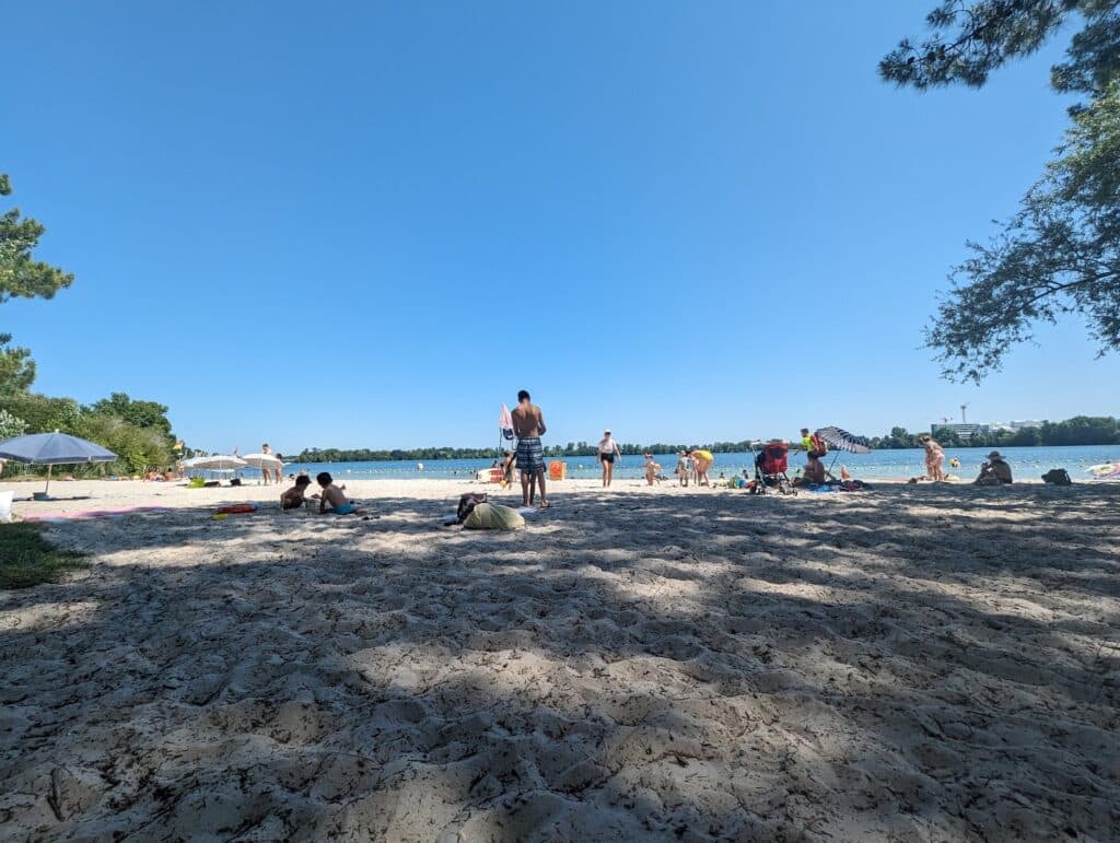 plage bordeaux plage du lac voile bordeaux