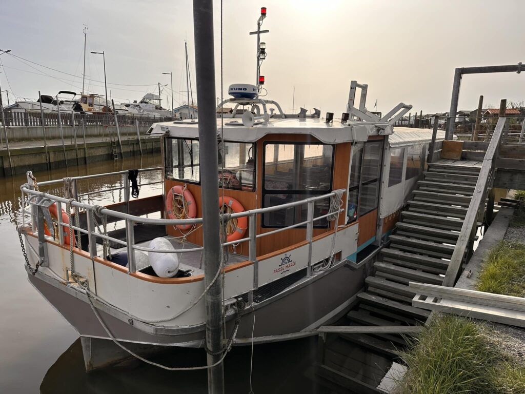 Navette maritime entre Andernos et Arcachon ou le Cap-Ferret