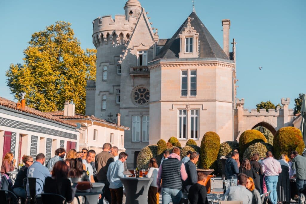 terrasse chateau pape clément pessac léognan