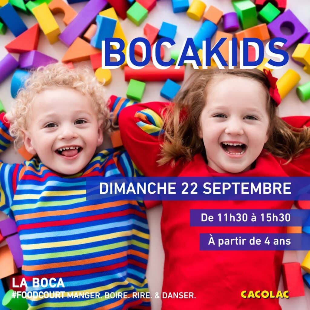 Des fêtes pour les enfants à La Boca Foodcourt quai de Paludate