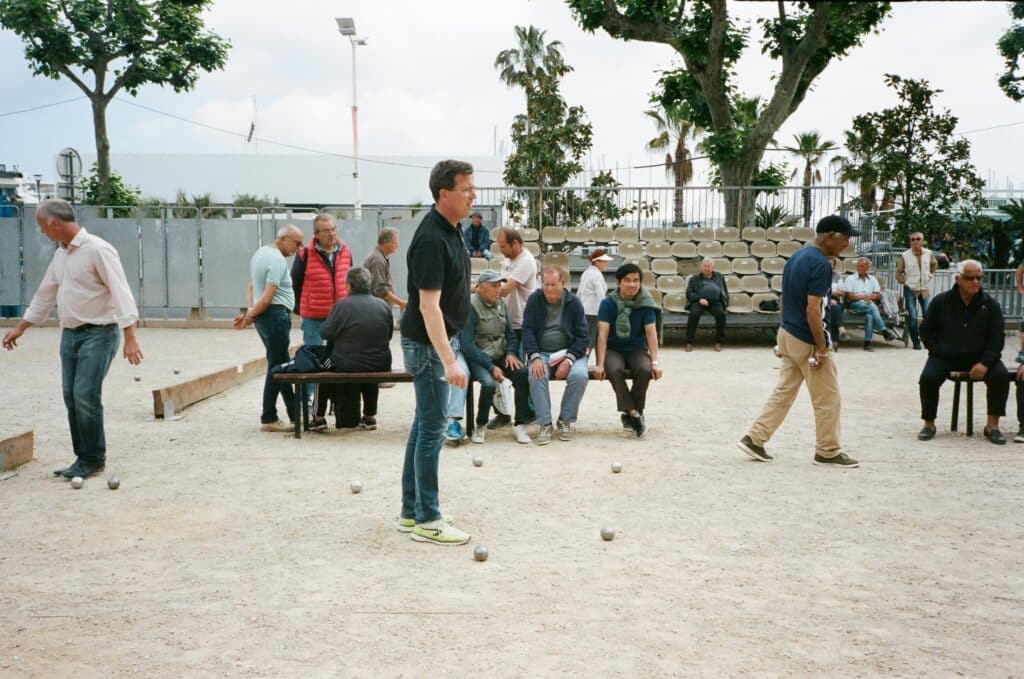 Concours de pétanque organisé par le Rotary Club