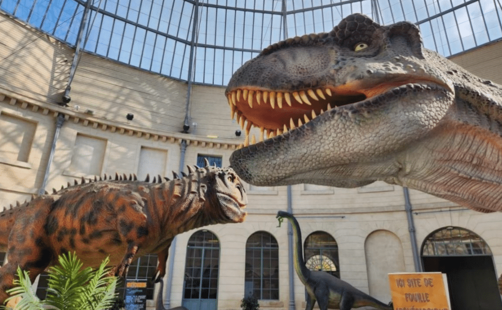 L'Exposition Découverte dinosaure débarque près de Bordeaux.