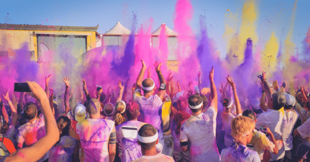 La course Burdi'Color revient à Pessac, près de Bordeaux 