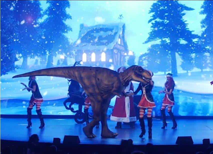 spectacle de noël à l'Ange Bleu Bordeaux