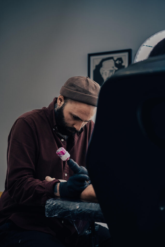 Benjamin Gonzalez alias Papyboun tatouage à Bordeaux