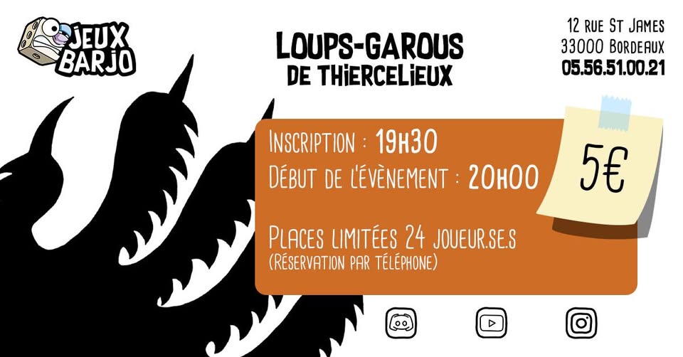 Grande partie de Loups-Garous dans un bar à jeux