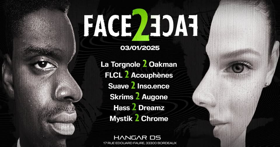 Soirée Face 2 Face à l'Espace DS aux berges de la garonne