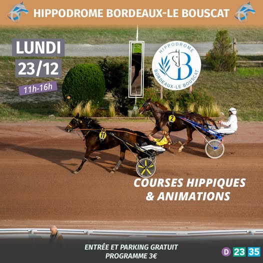 Course à l'hippodrome du Bouscat