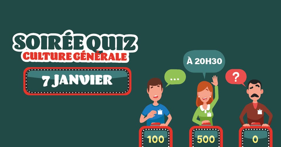 Soirée quiz de culture générale à la Grande Poste