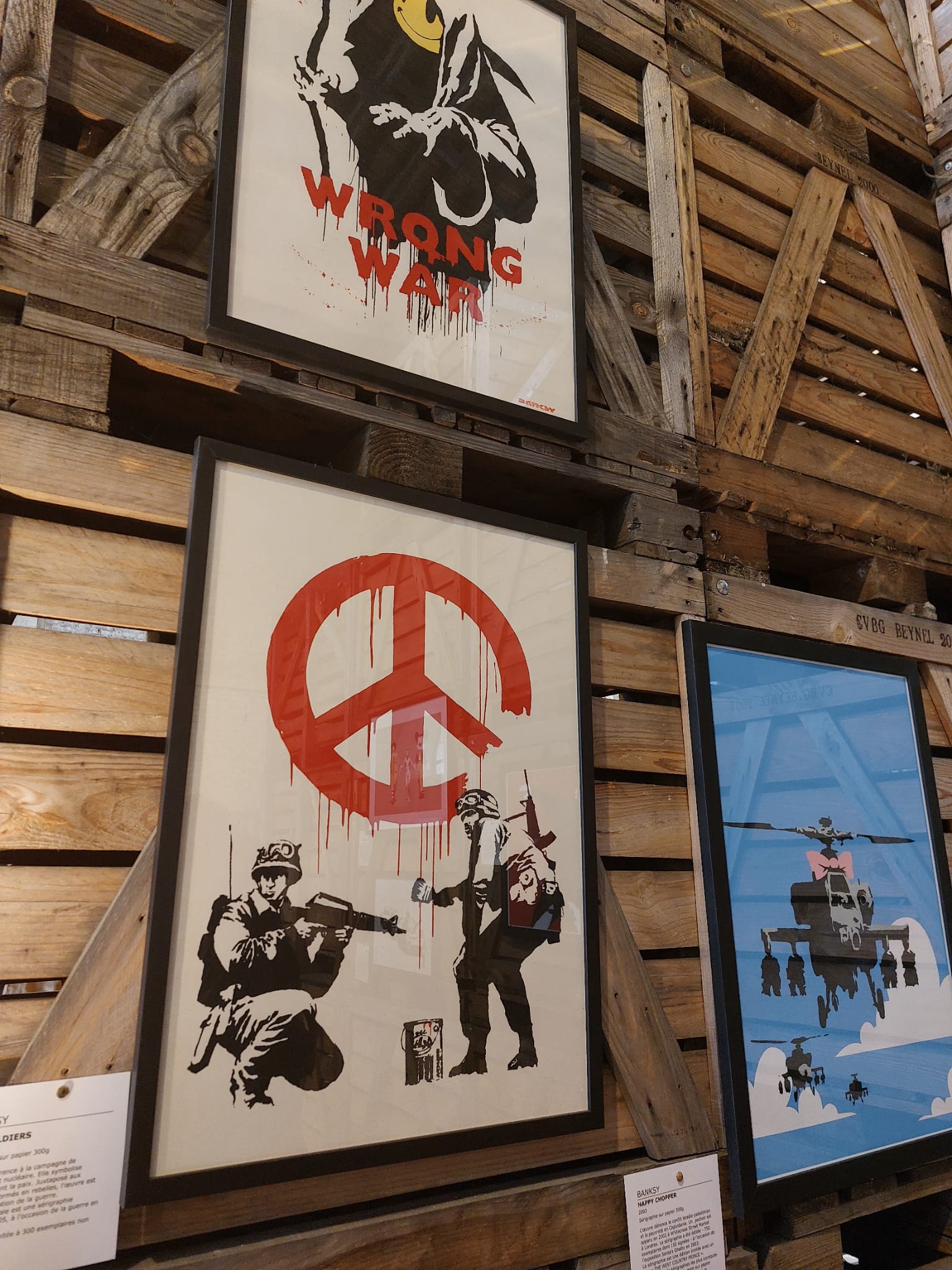 banksy Banksy Modeste Collection Cité Bleue bacalan exposition bordeaux